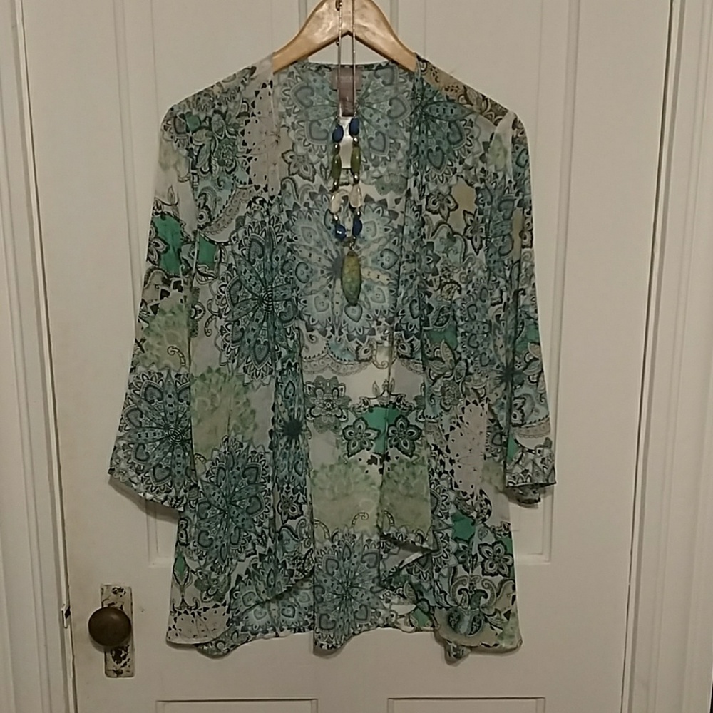 Chicos chiffon jacket